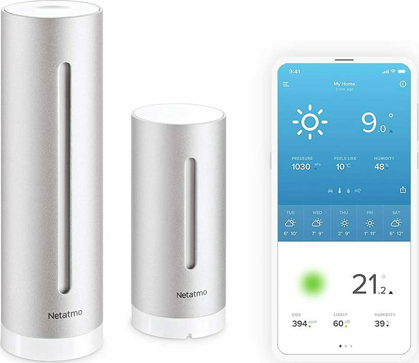 LEGRAND NETATMO   NWS01-EC  Μετεωρολογικός Σταθμός εσωτερικού χώρου Smart